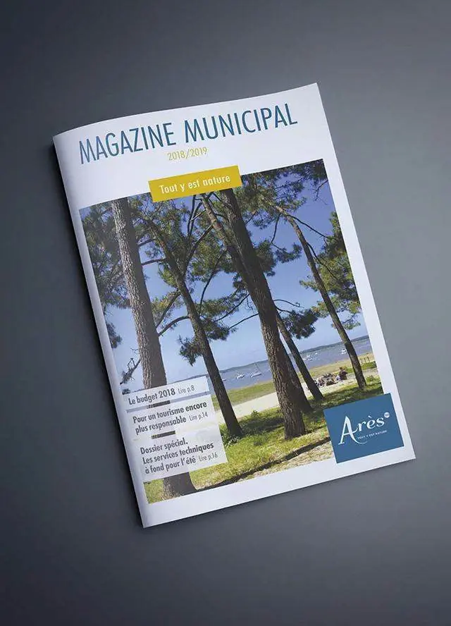 Revue municipale d'Arès — réalisation ASP Édition